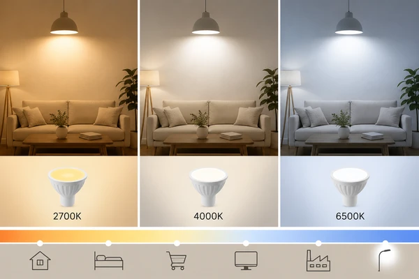 How to Choose the Right LED Lighting Product Color Temperature