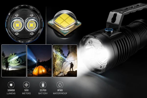 Strongest LED with 2 Cree XHP70.2