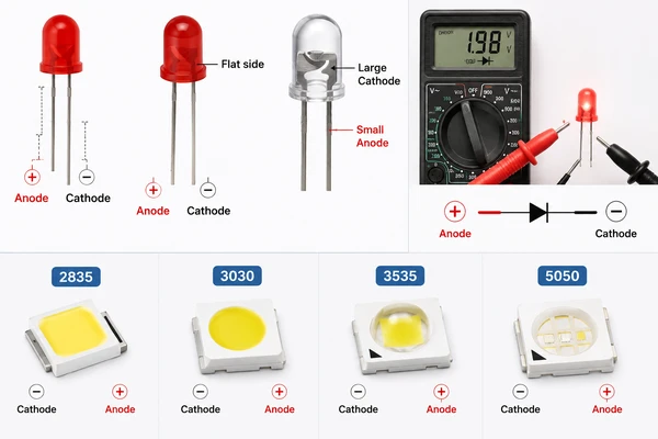 How to Identify the Anode and Cathode of an LED