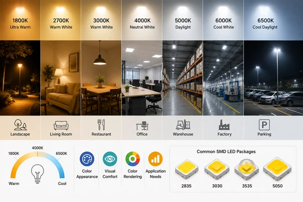 How To Choose The Right LED Light Bulb Color Temperature