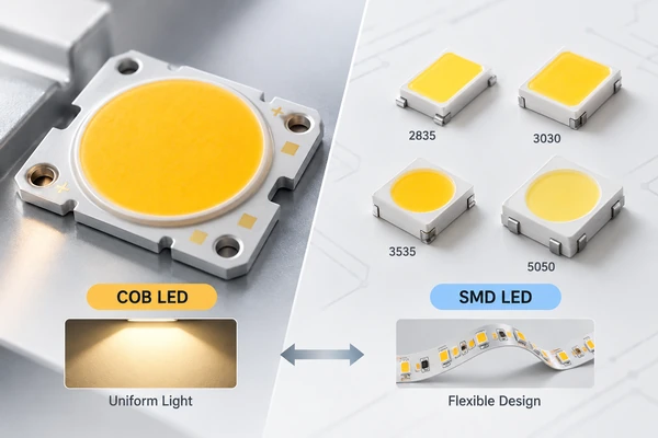 COB vs SMD LED Lights