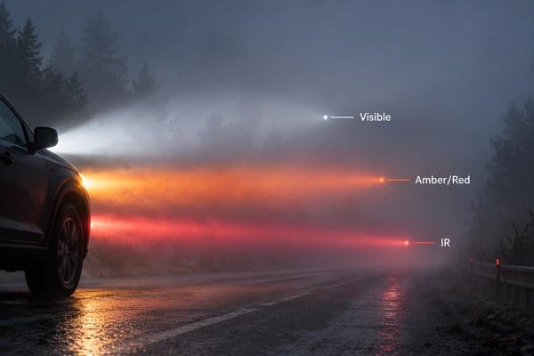 What Wavelengths Pass Through Fog