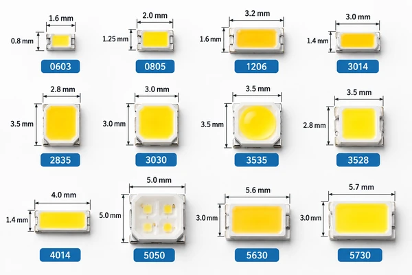 Surface Mount LED Sizes