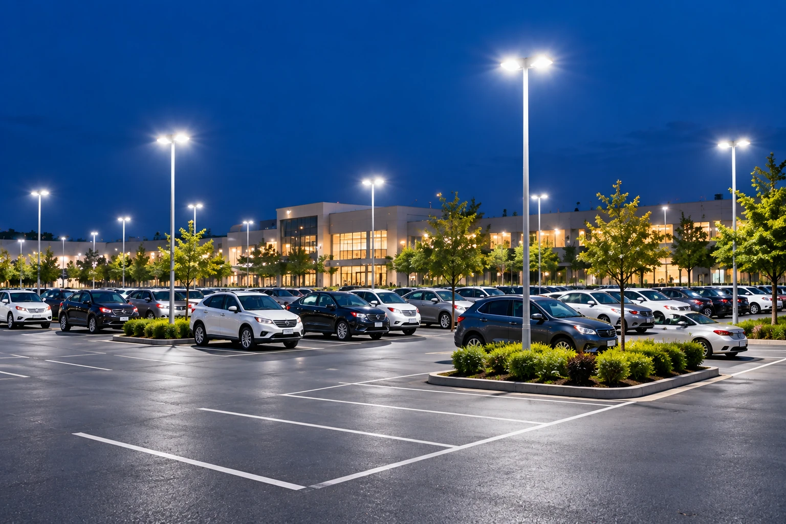 Parking Lot Lighting LED Solution